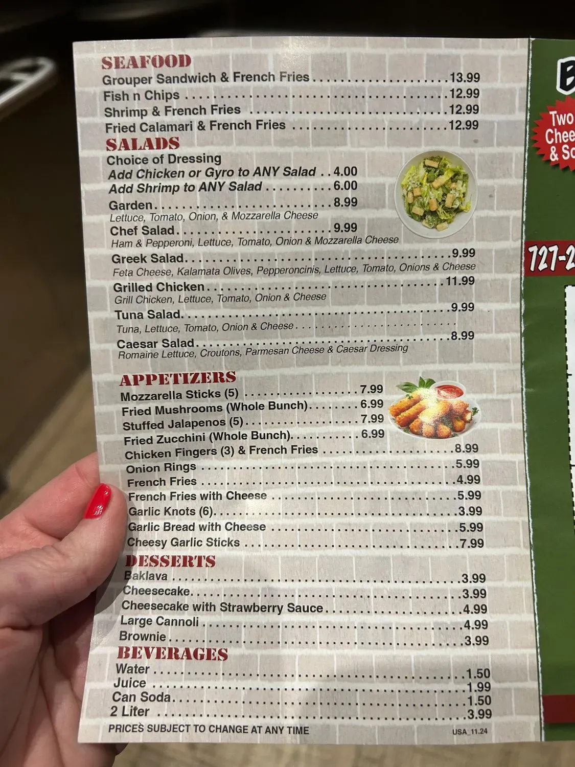 Menu 5