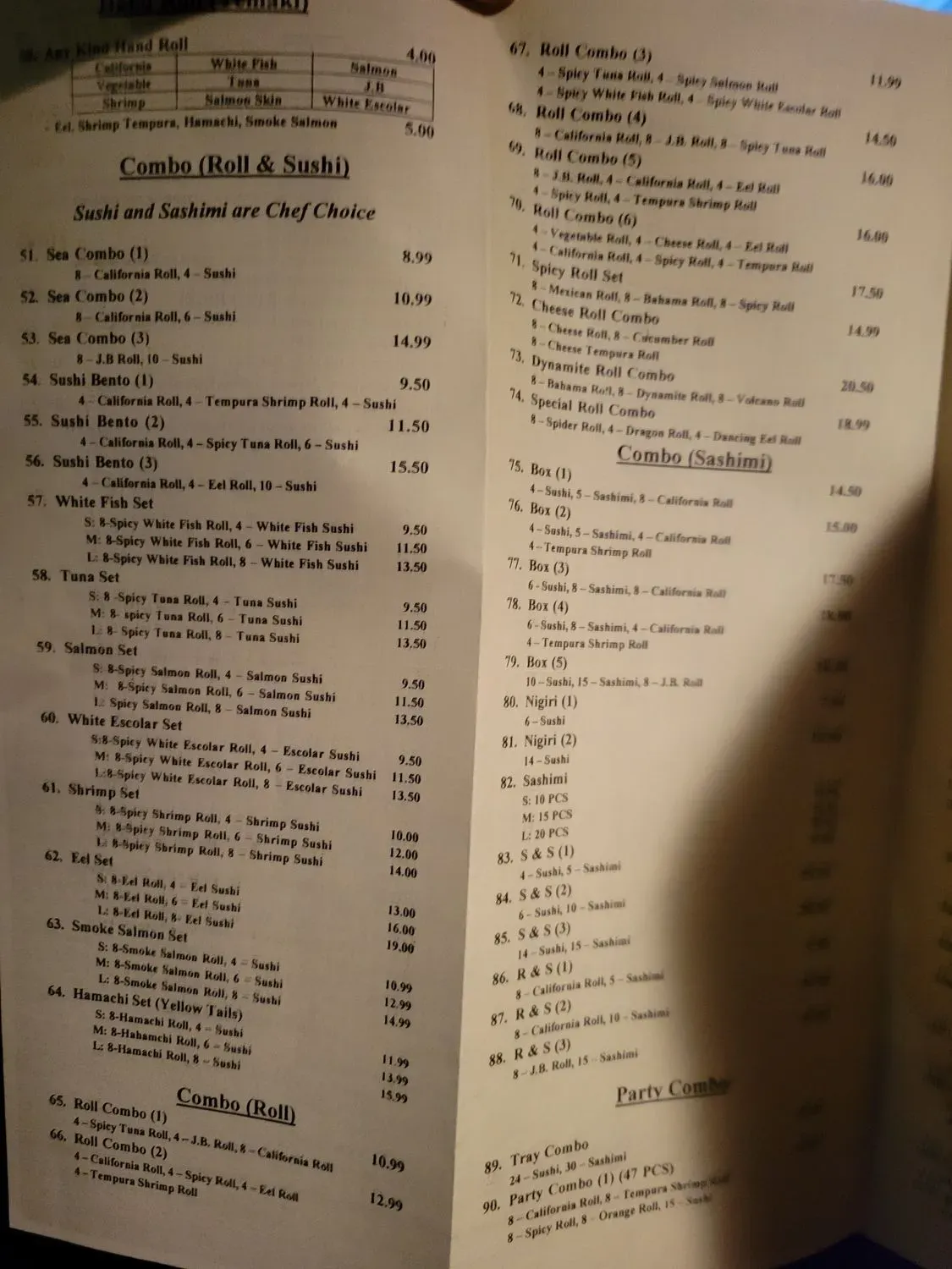 Menu 4