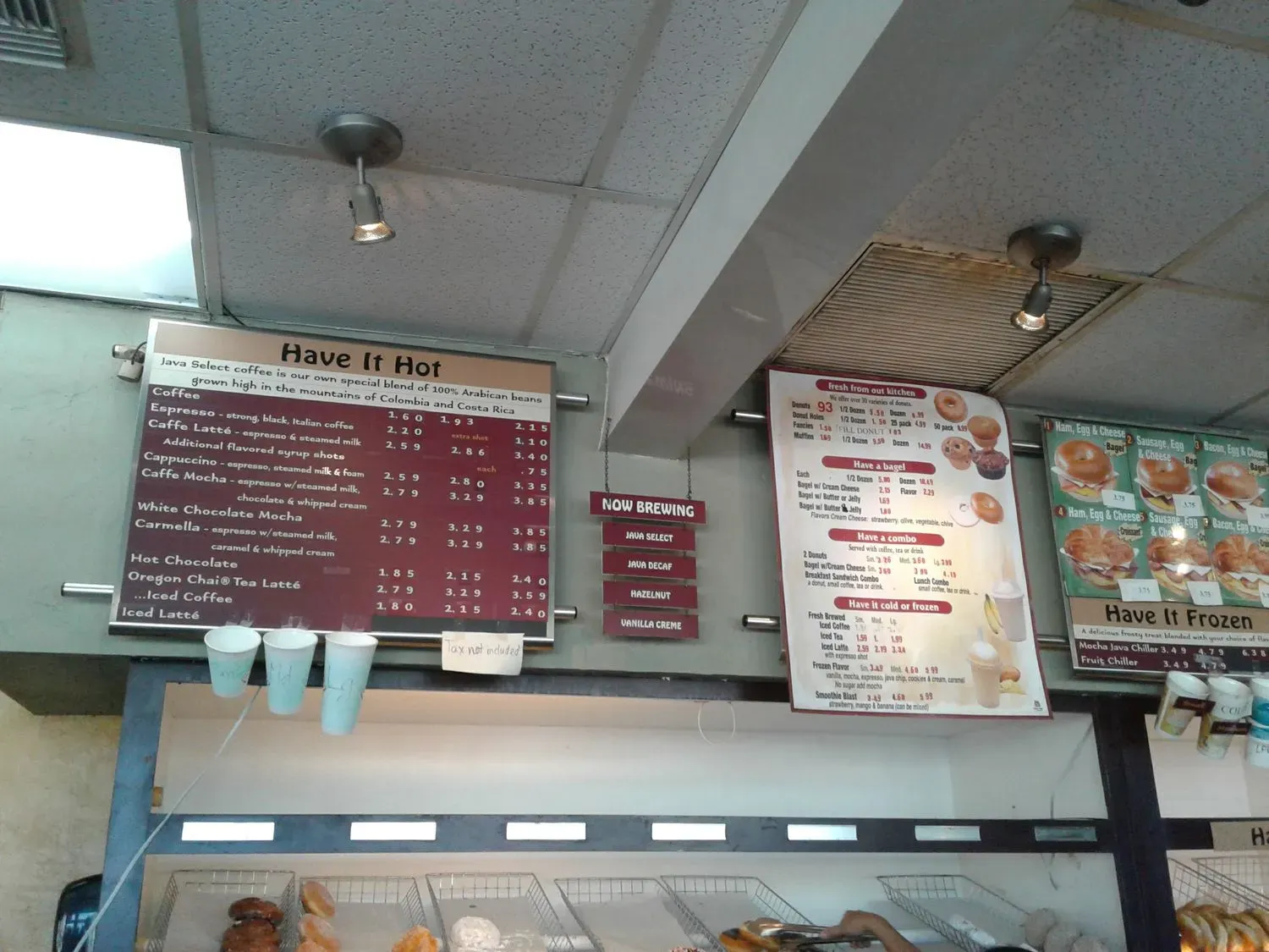 Java Junction Donut & Coffee Menu - Updated November 2025