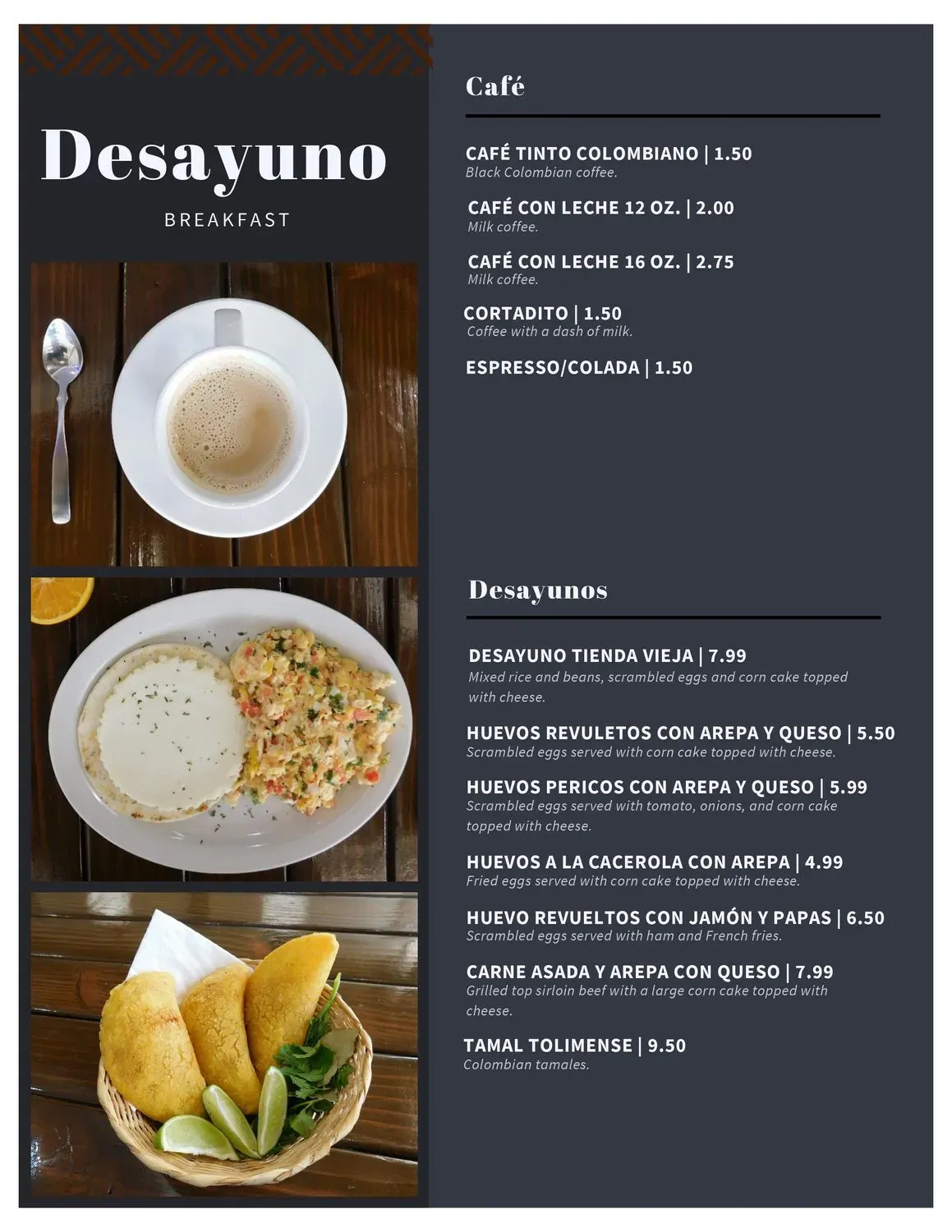 Menu 5