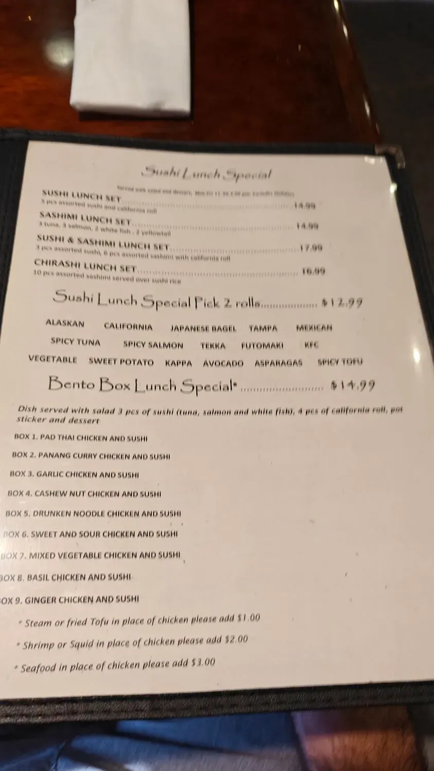 Menu 6