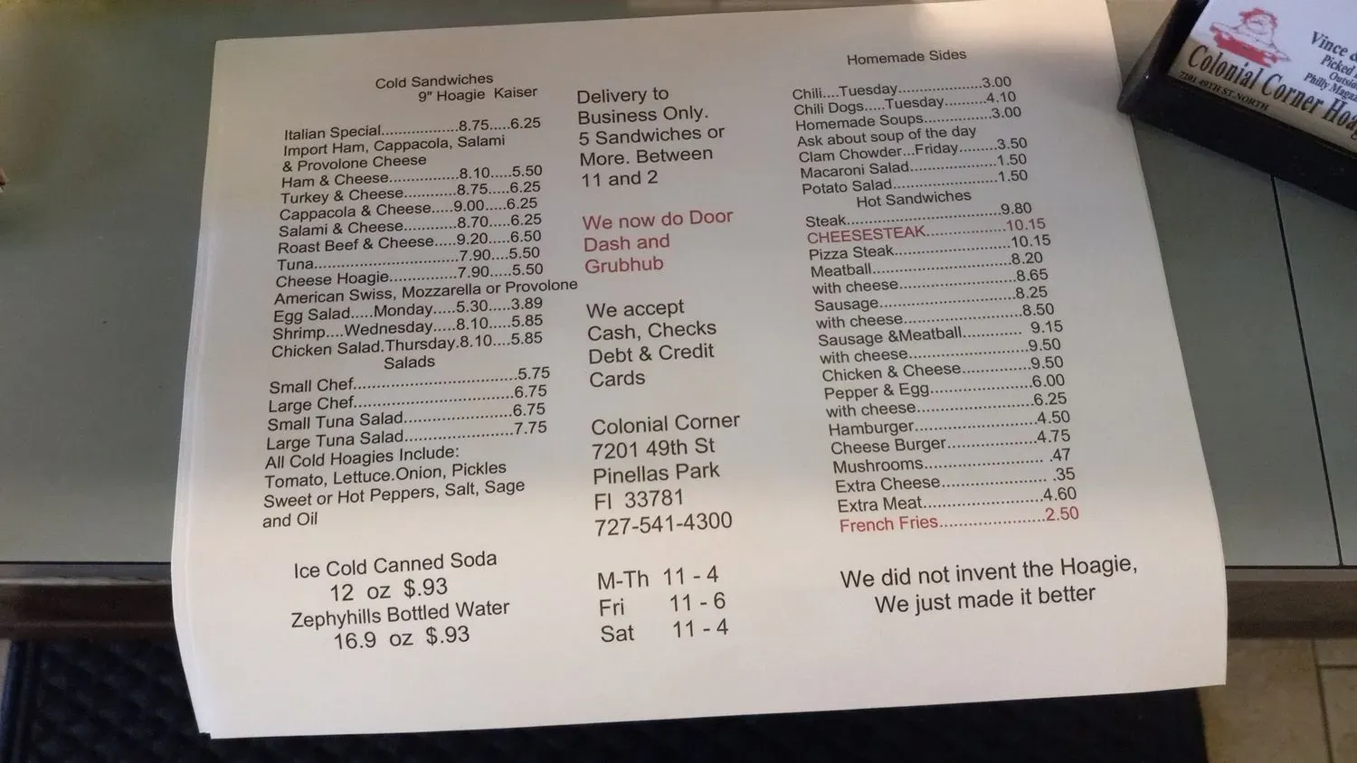 Menu 2