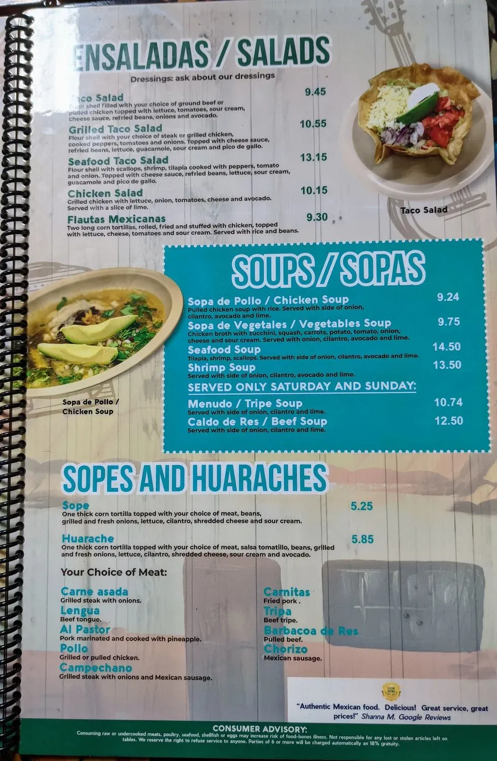 Menu 3