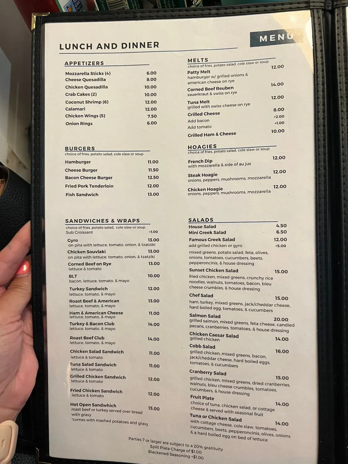 Menu 5