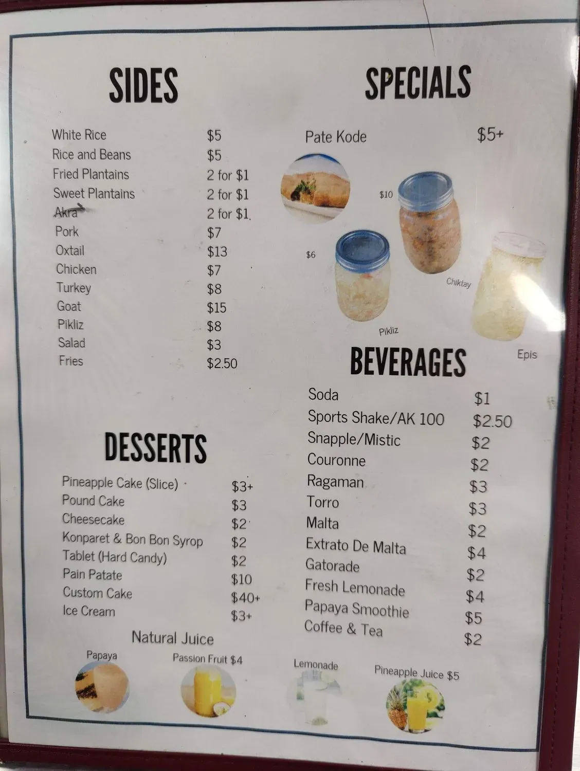 Menu 3