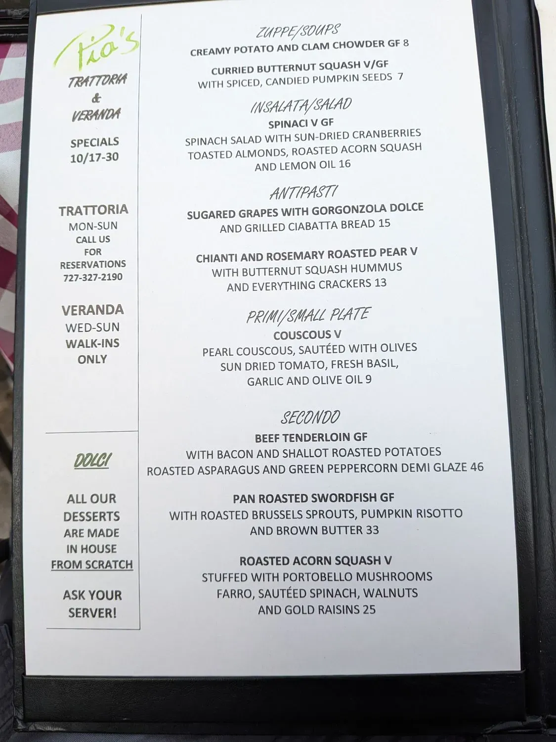 Menu 4