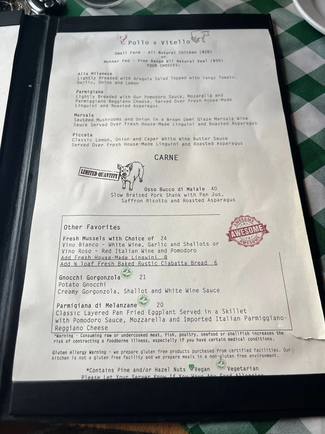 Menu 6