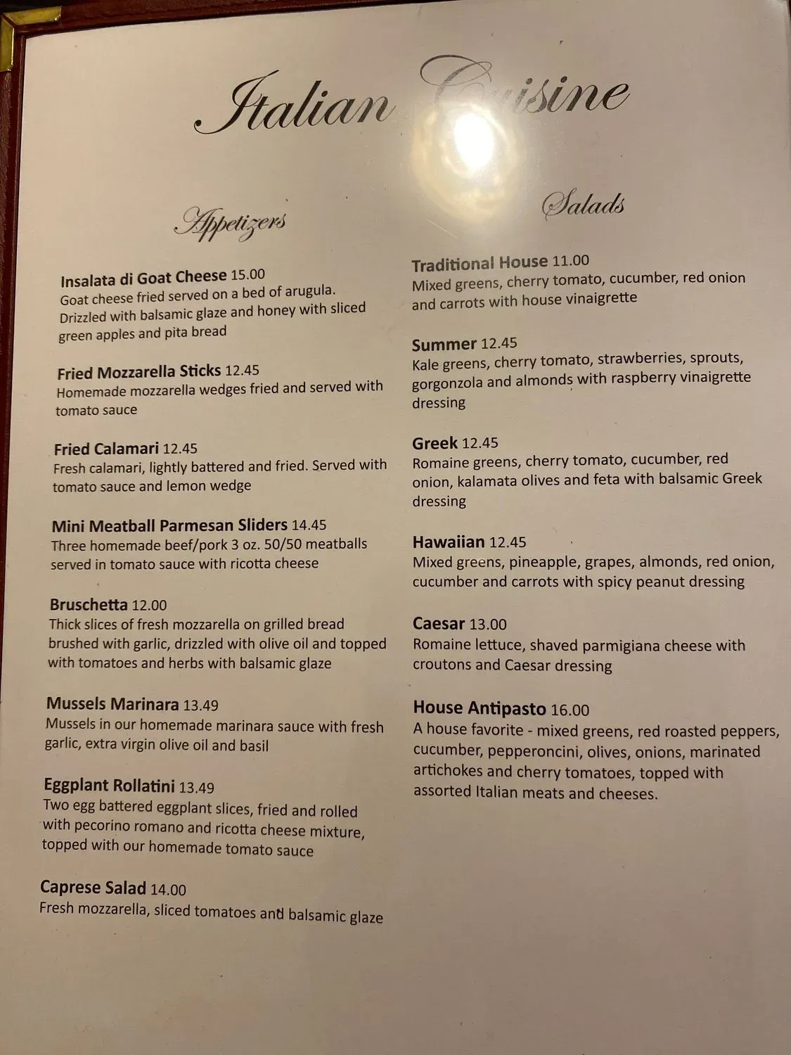 Menu 4