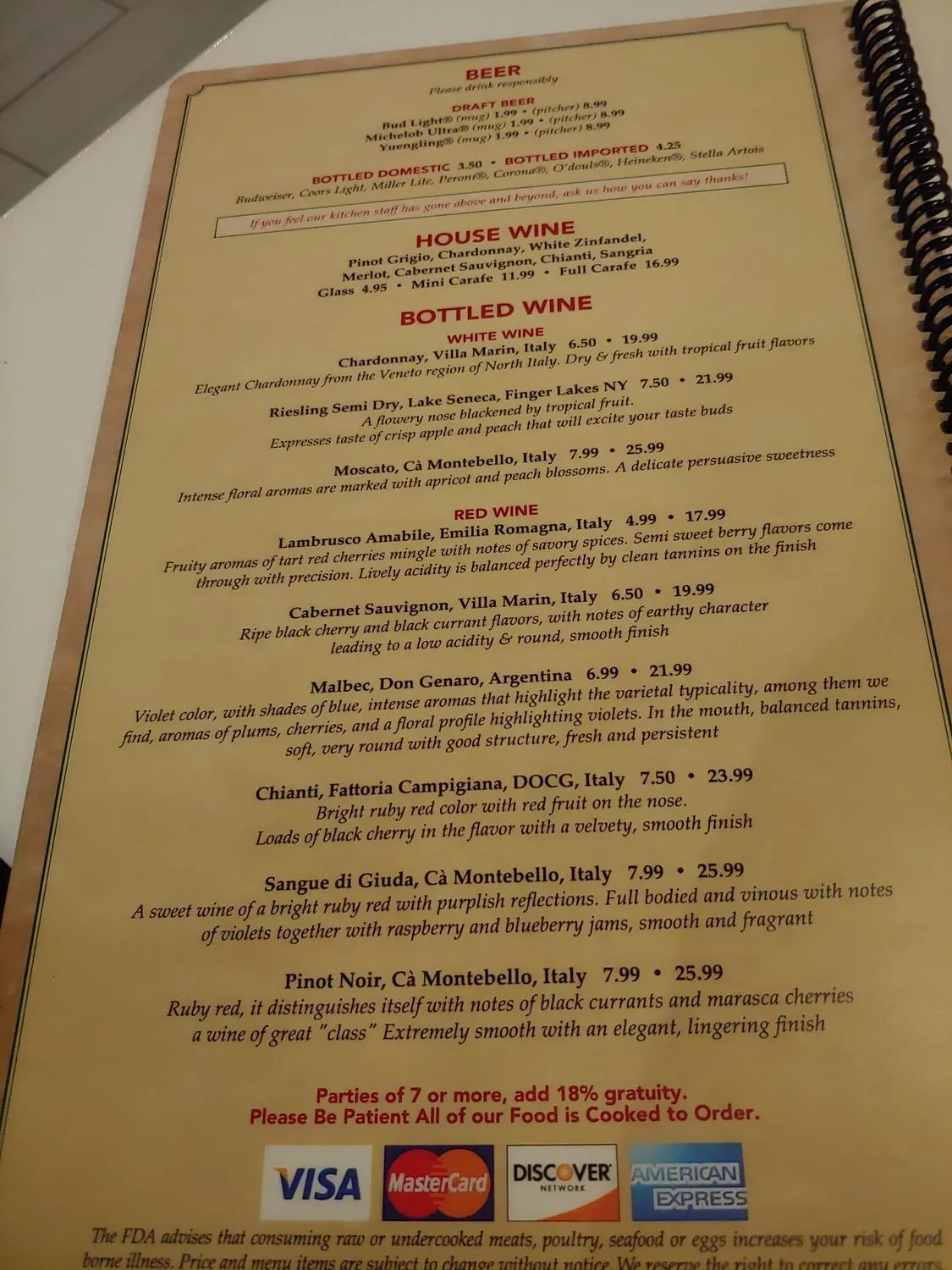 Menu 4