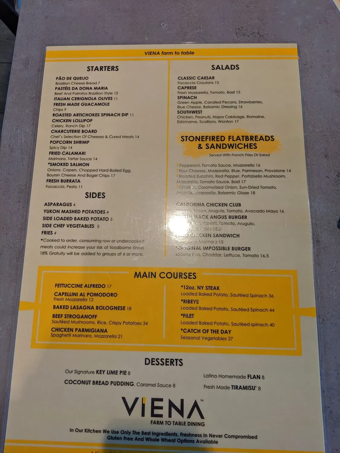 Menu 5