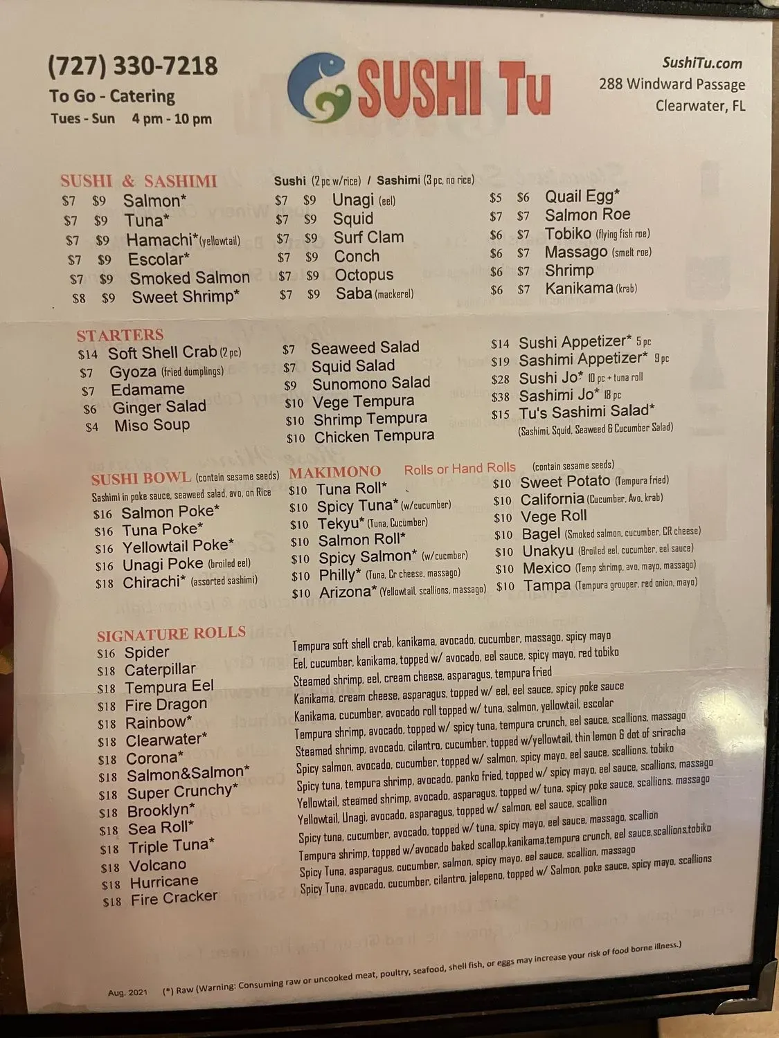 Menu 2