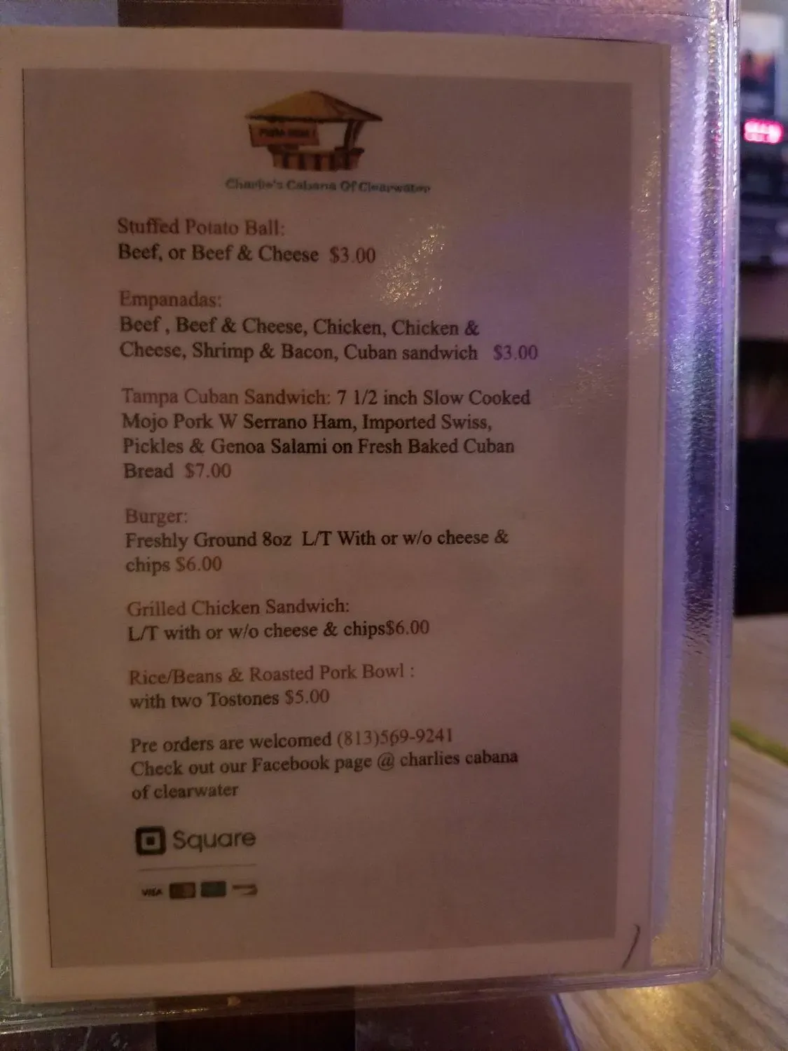 Menu 3