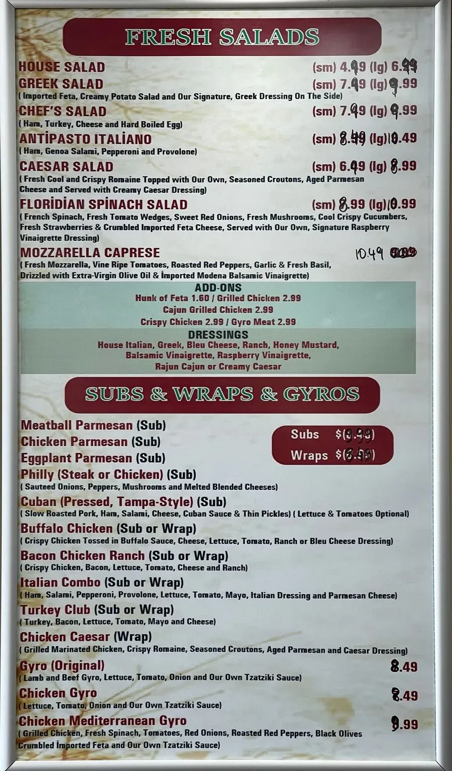 Menu 2