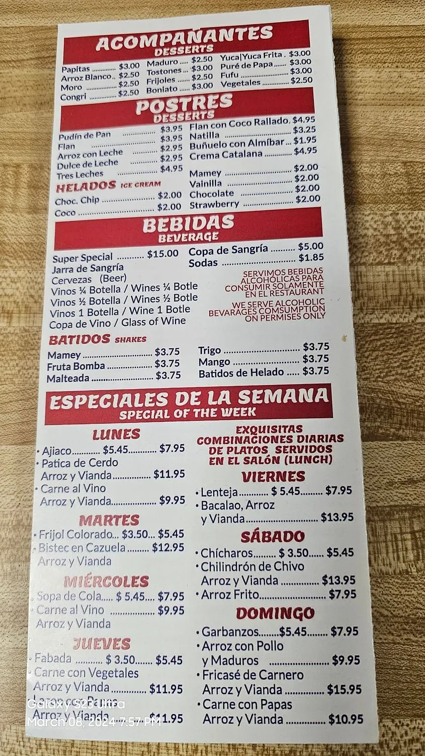 Menu 3