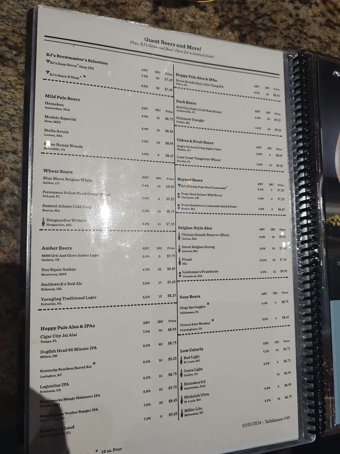 Menu 6