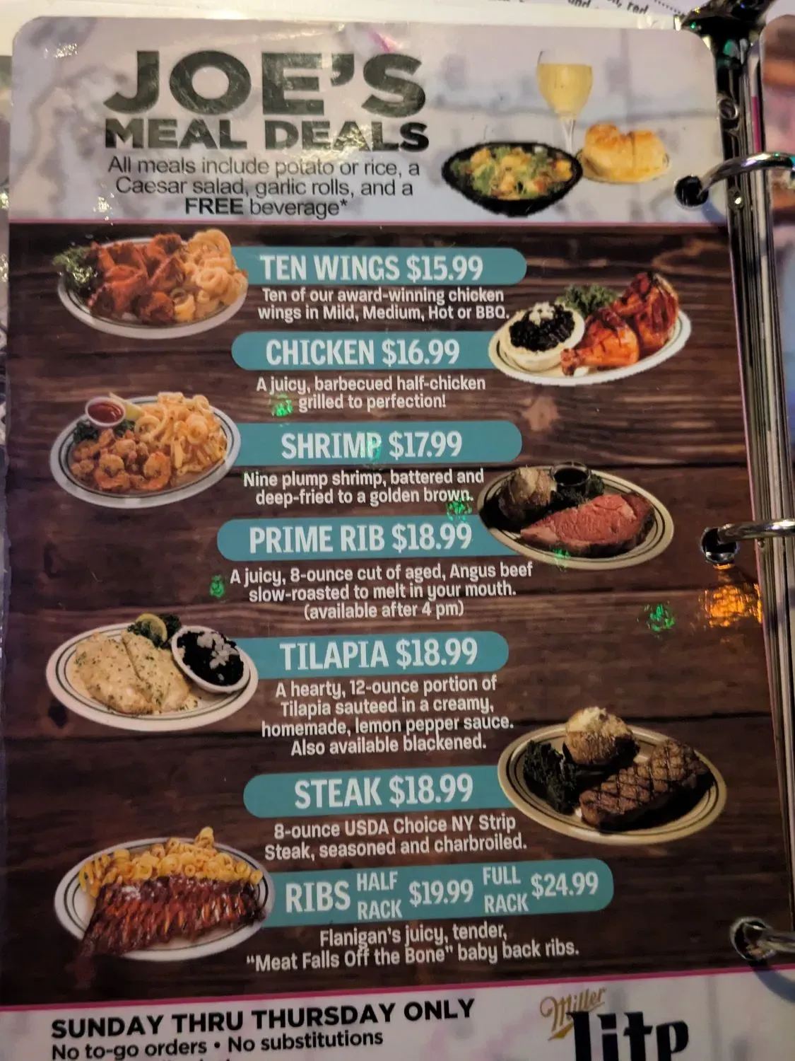 Menu 6