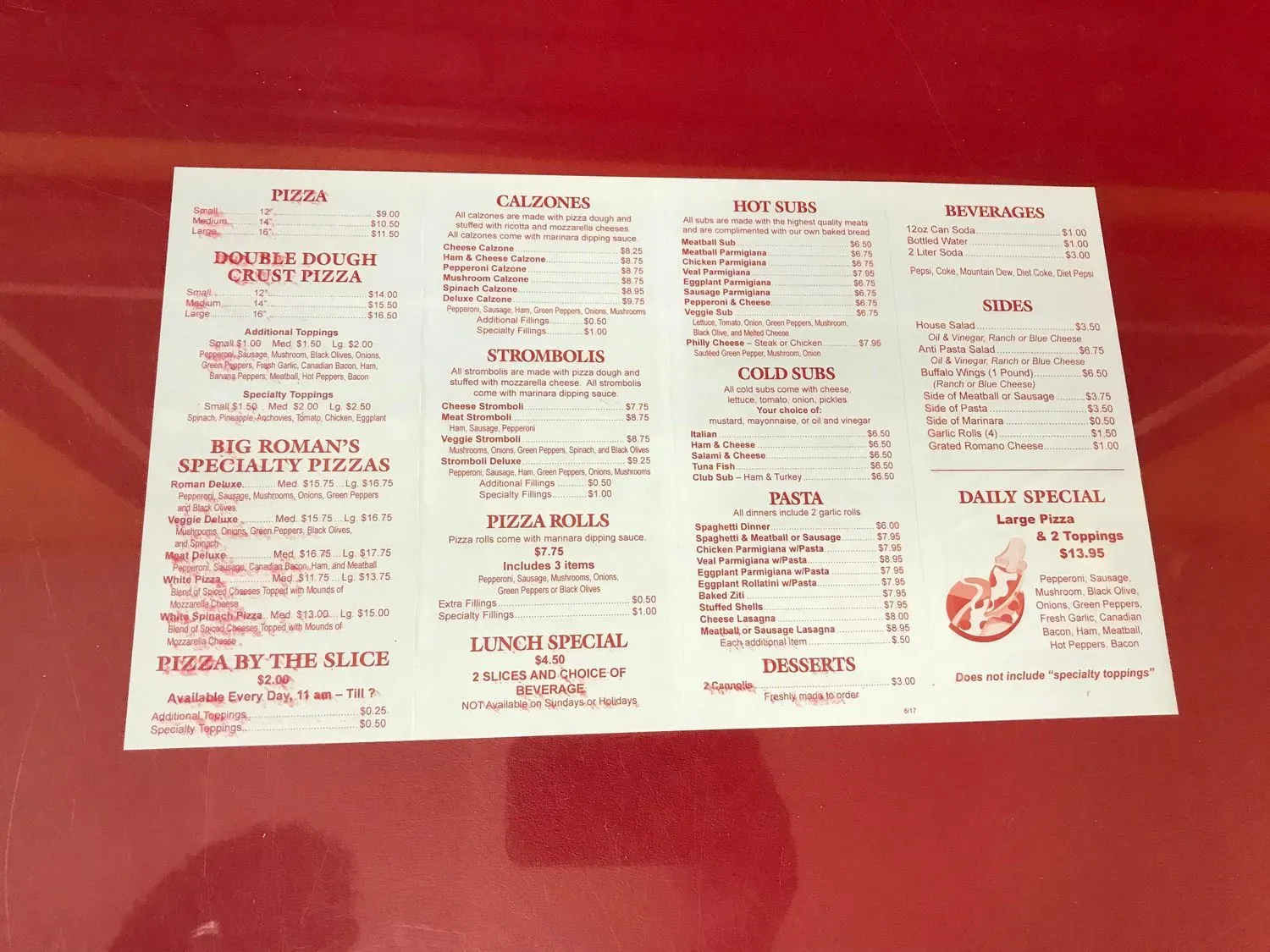 Menu 4