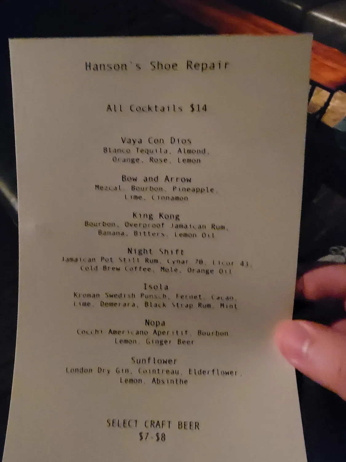 Menu 6