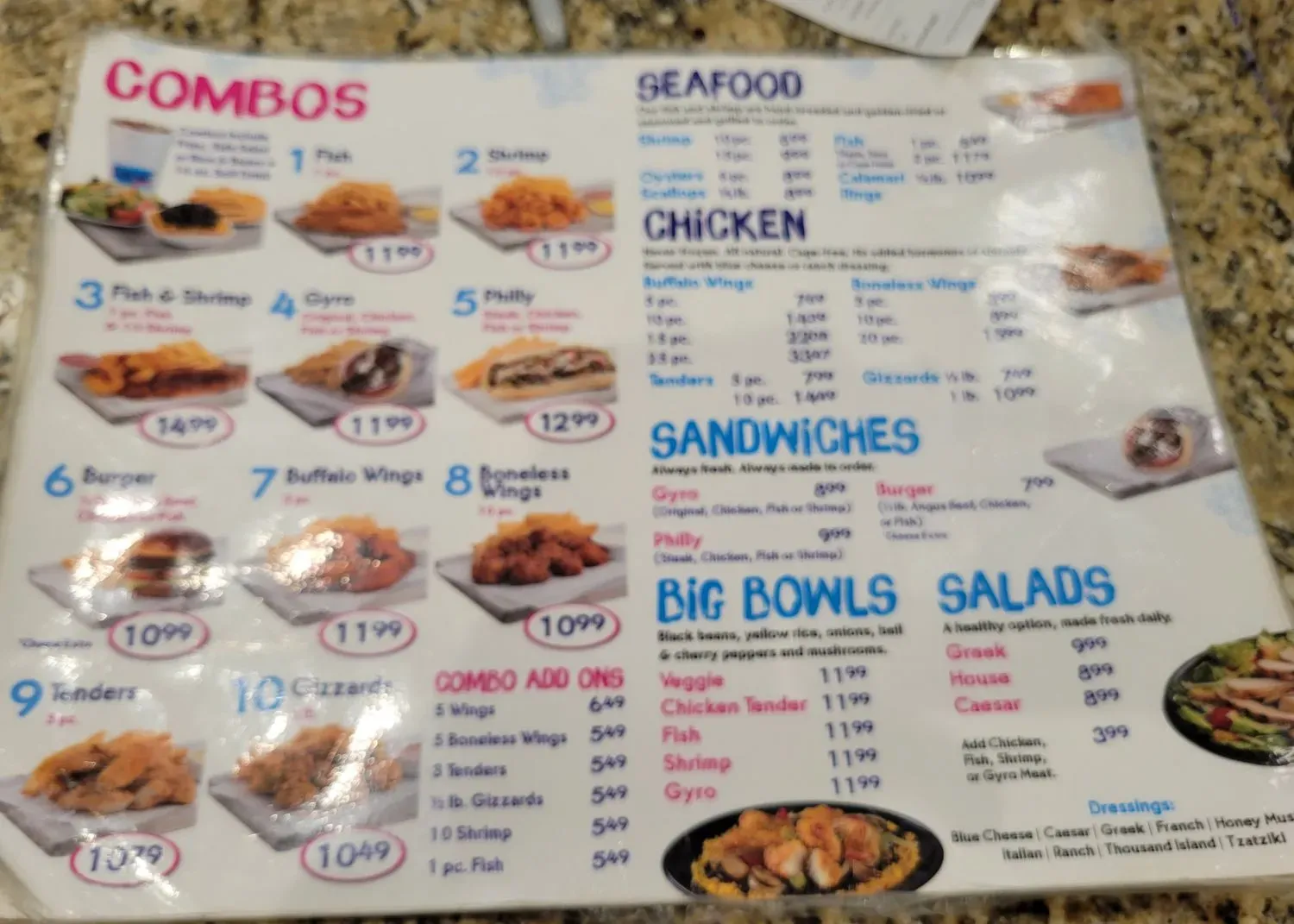 Menu 5