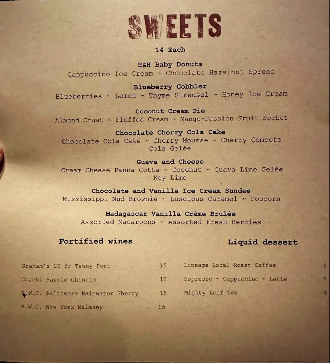 Menu 4