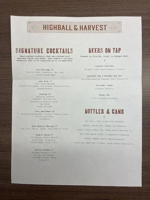 Menu 6