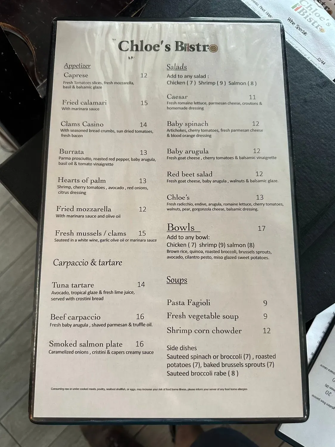 Menu 4