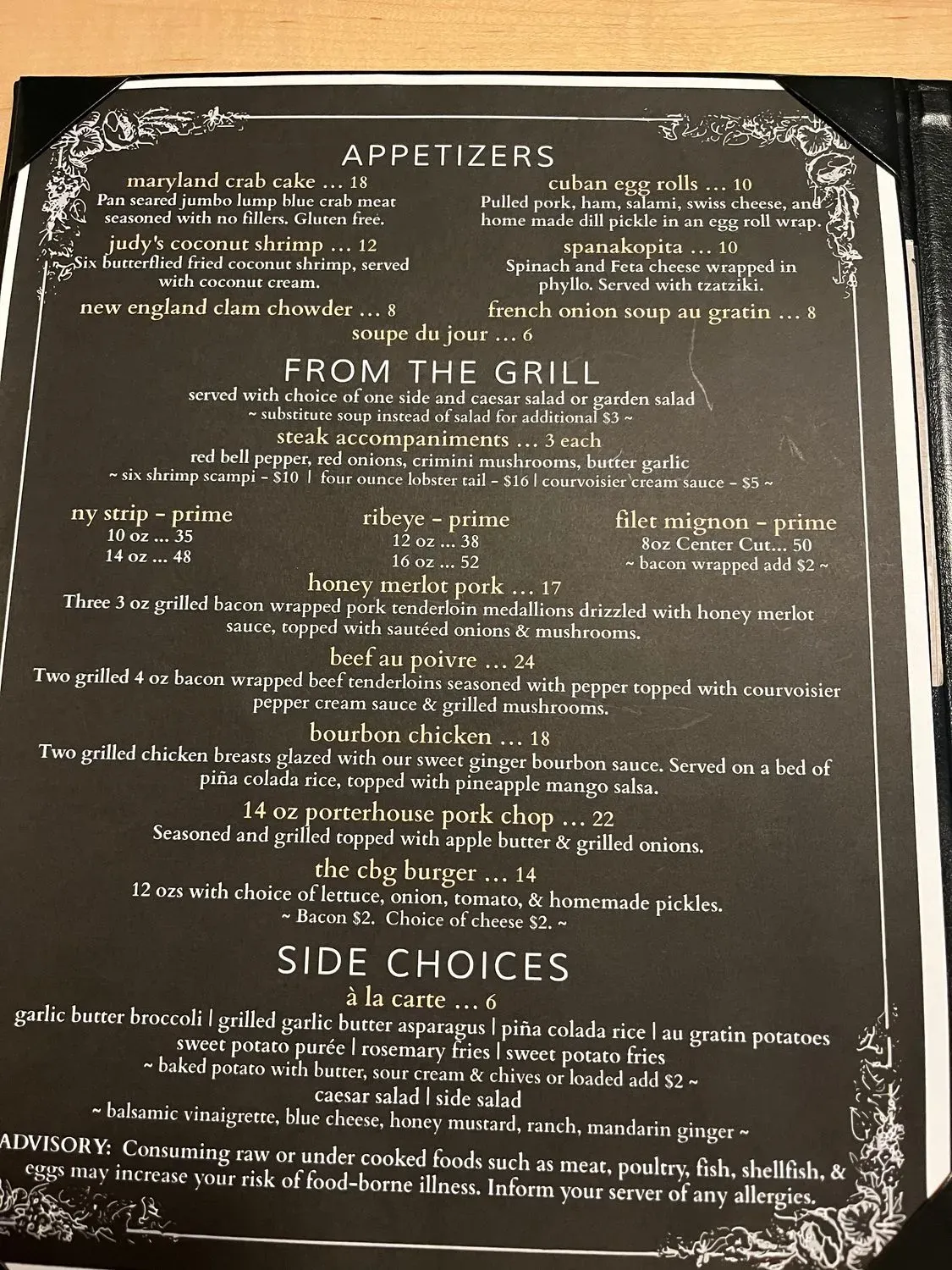 Menu 4