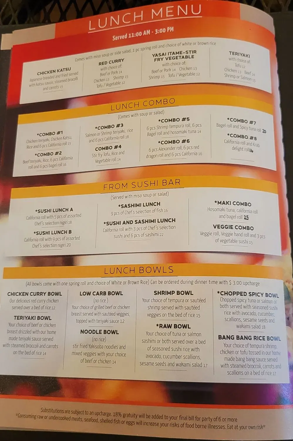 Menu 2