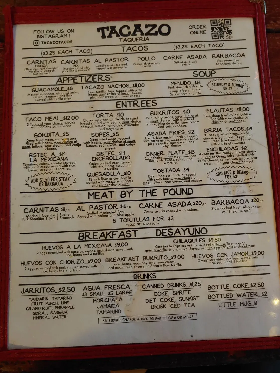 Menu 5