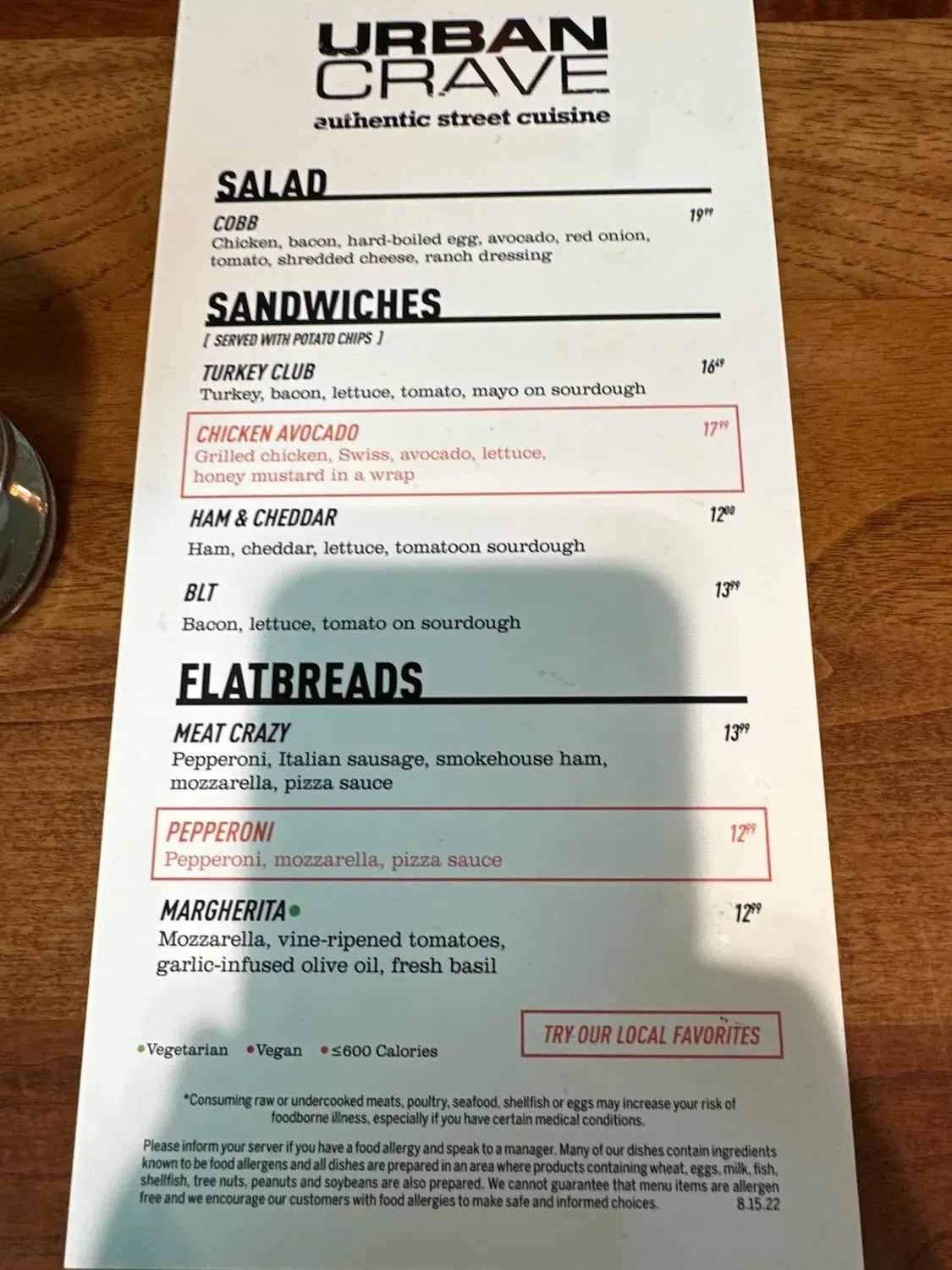 Menu 4