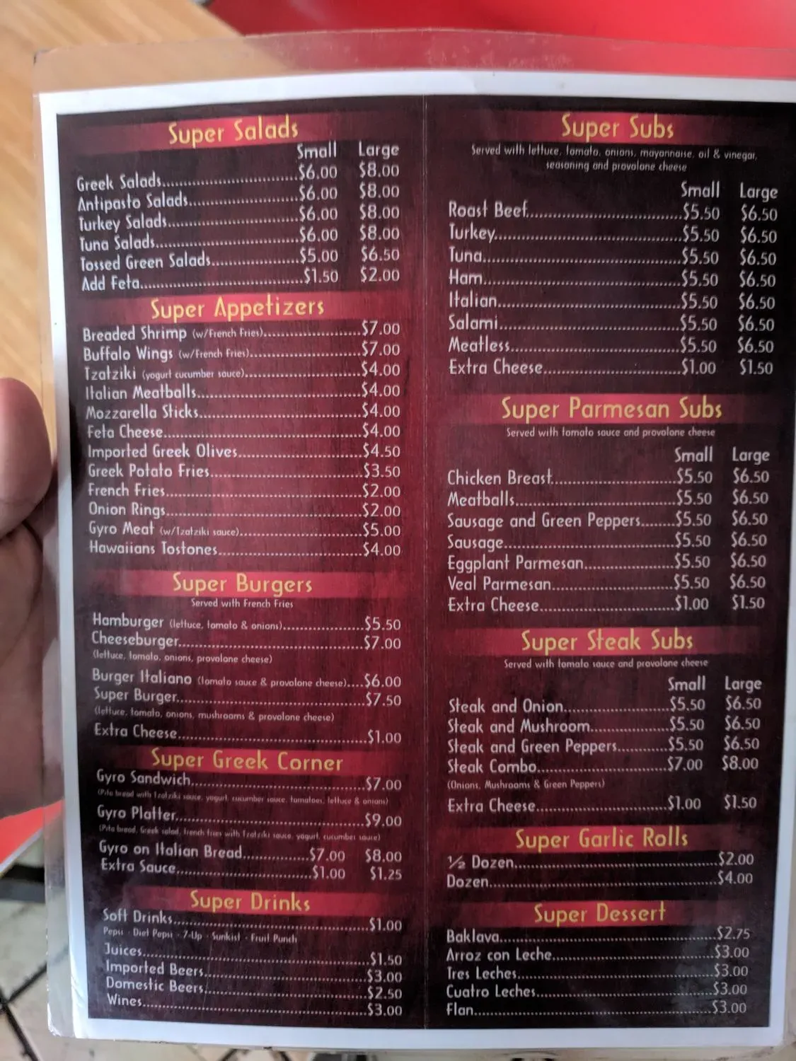 Menu 4