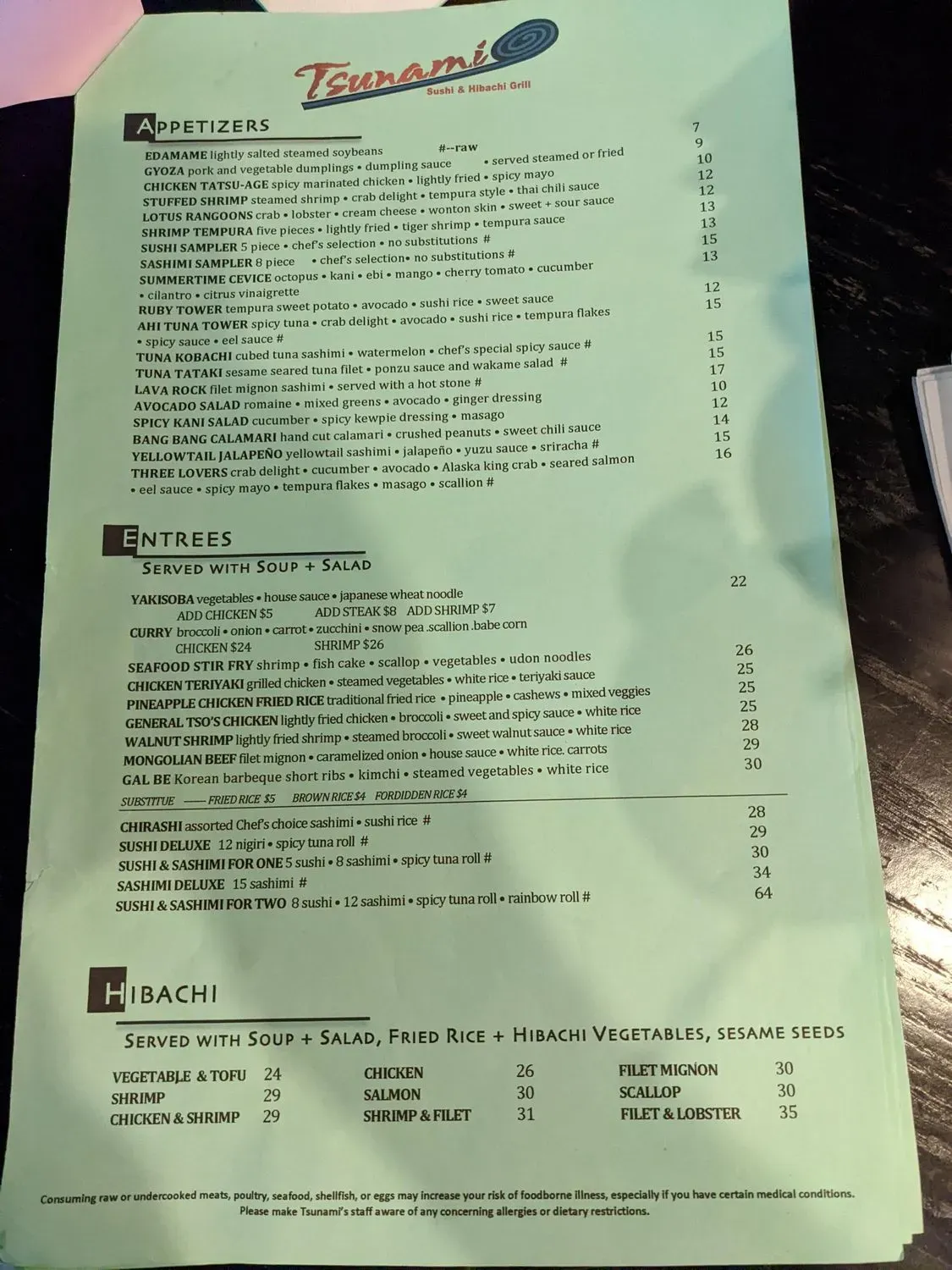 Menu 5