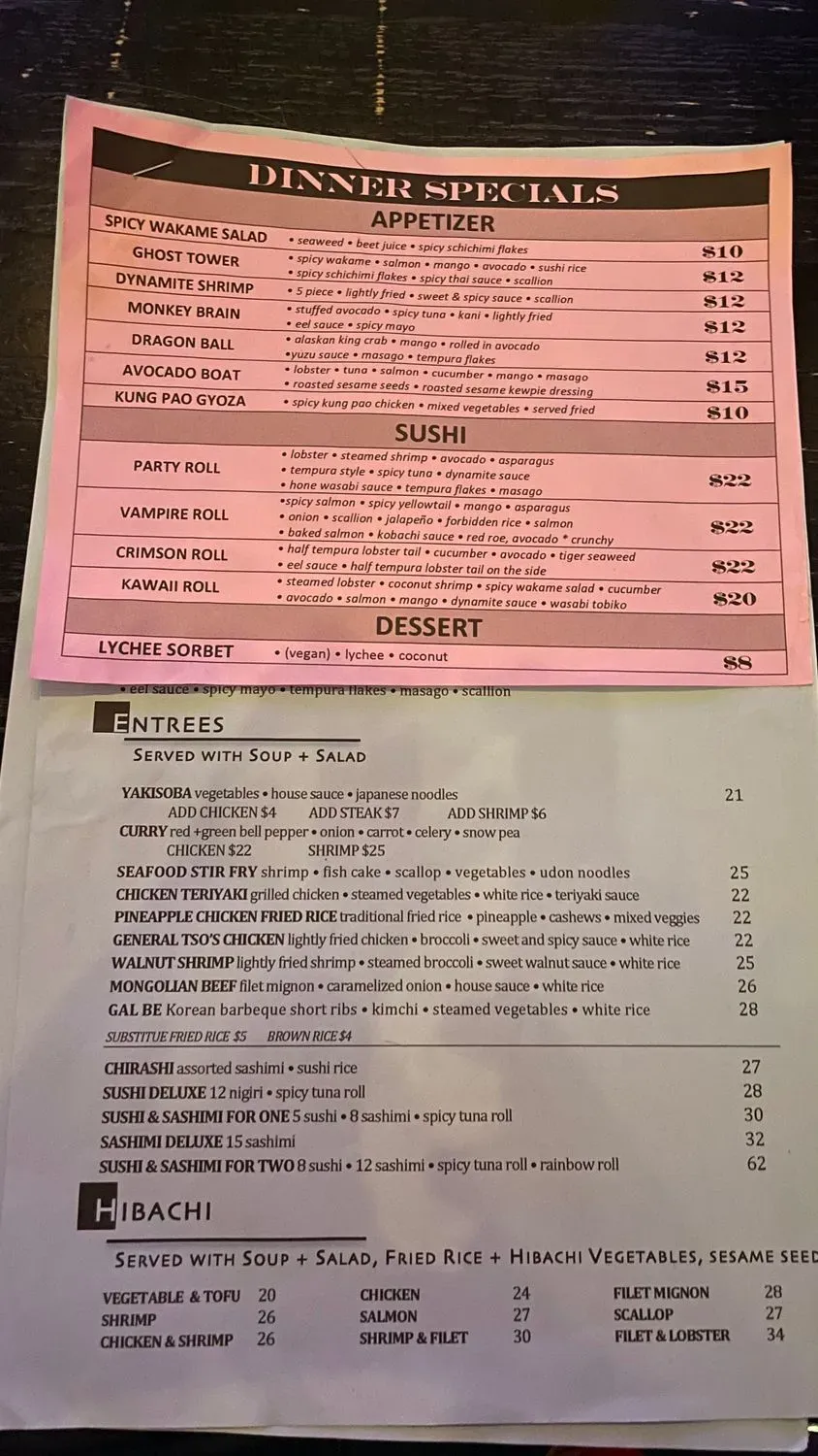 Menu 2