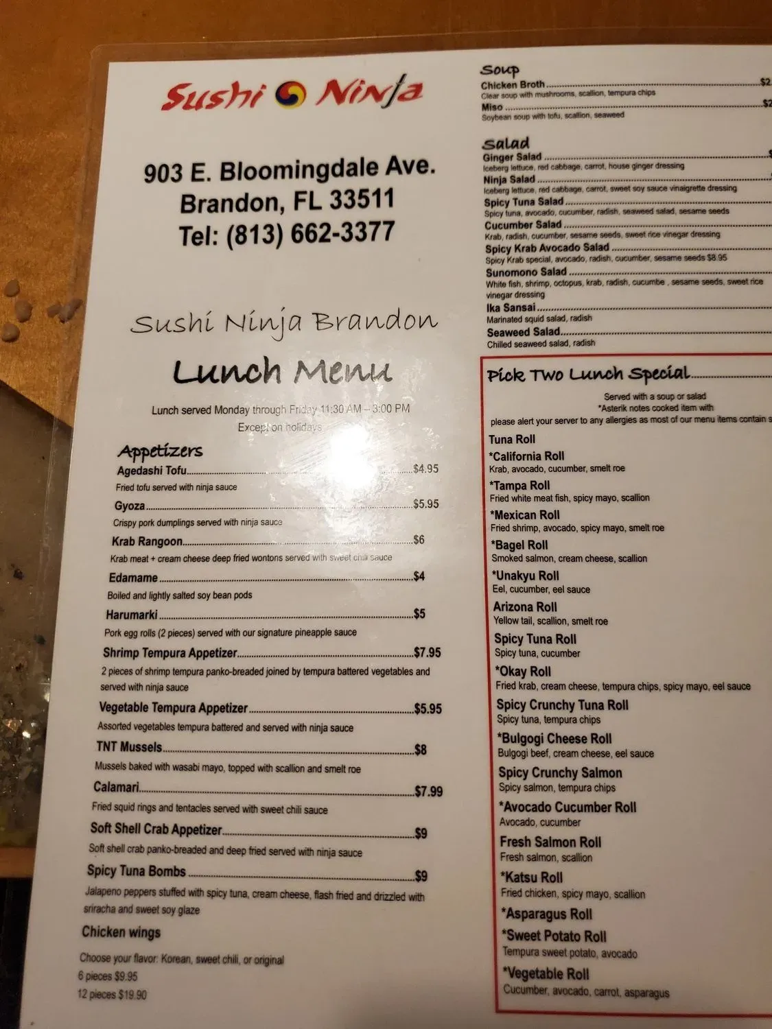 Menu 2