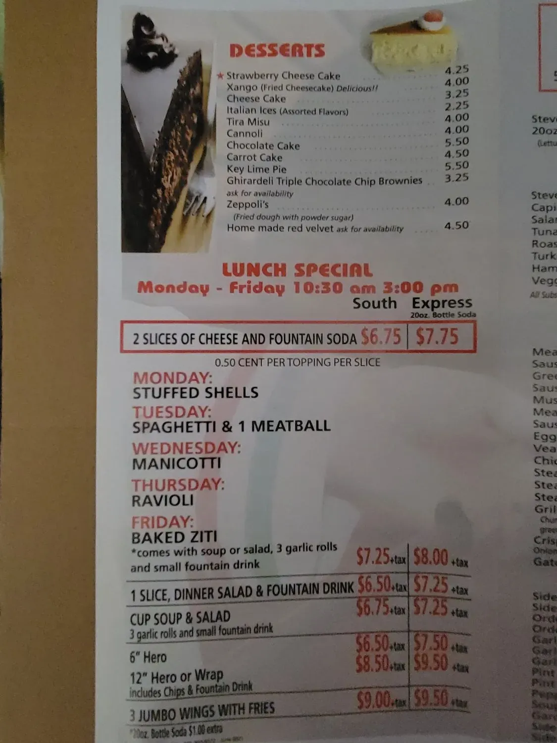 Menu 3