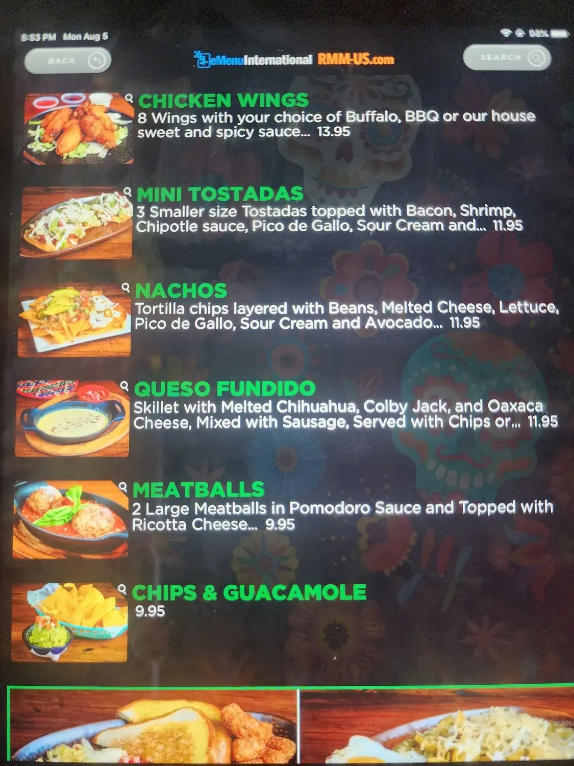 Menu 4