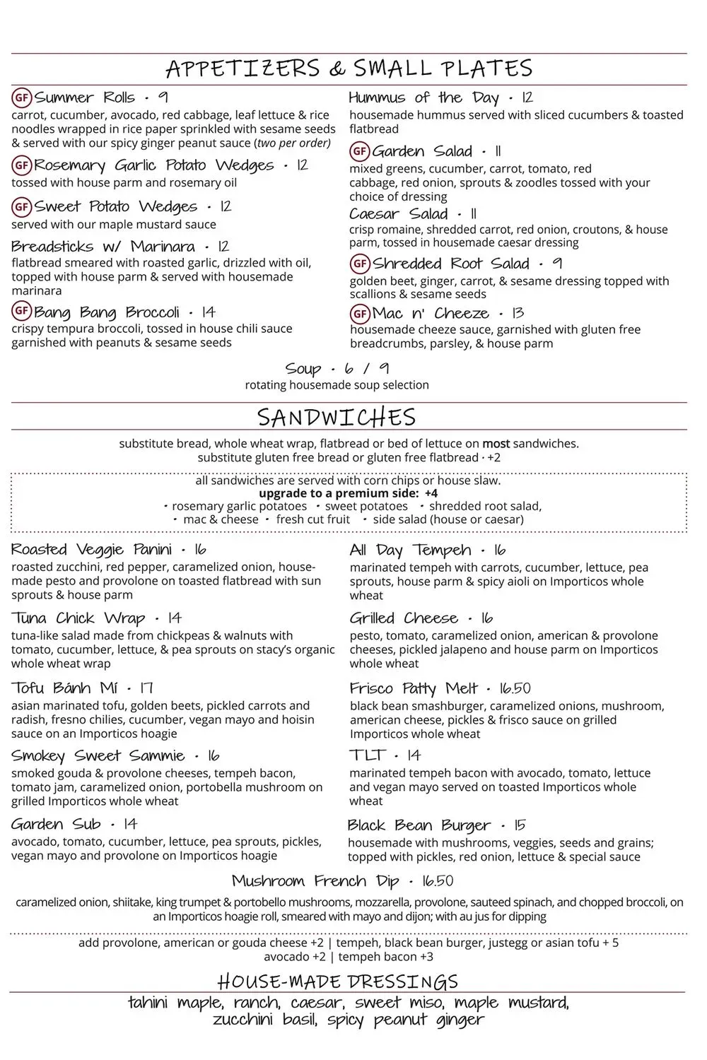 Menu 2