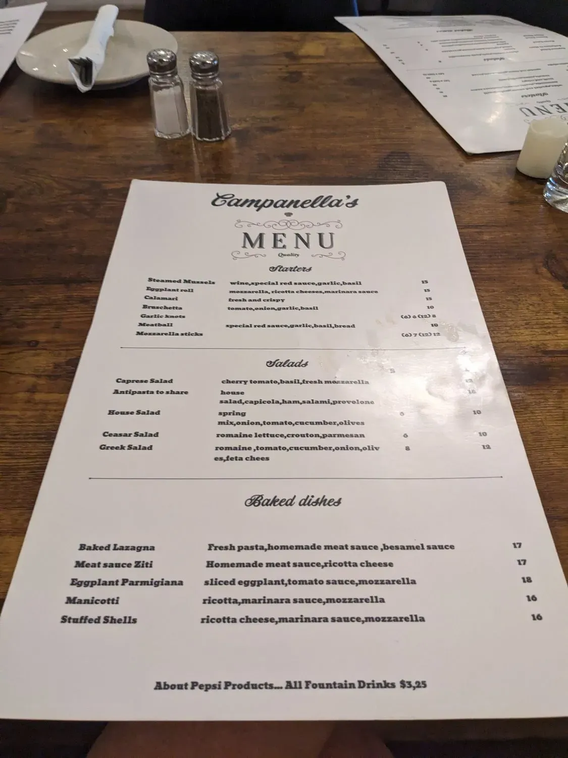 Menu 6