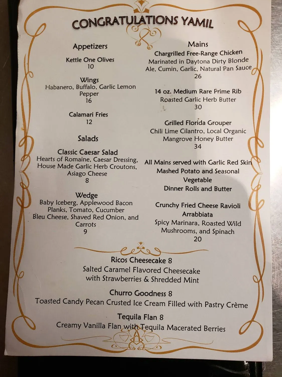 Menu 3