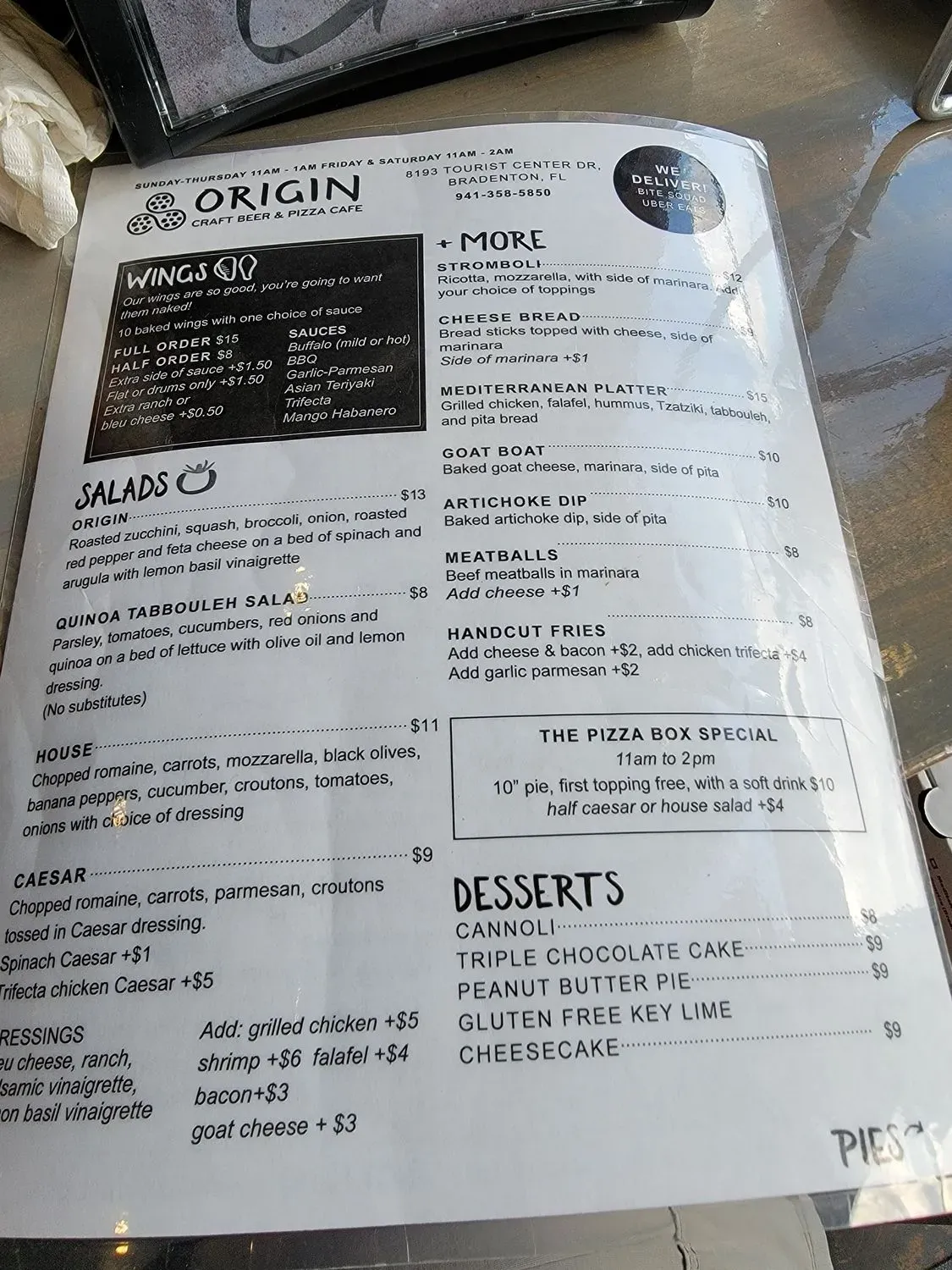 Menu 6