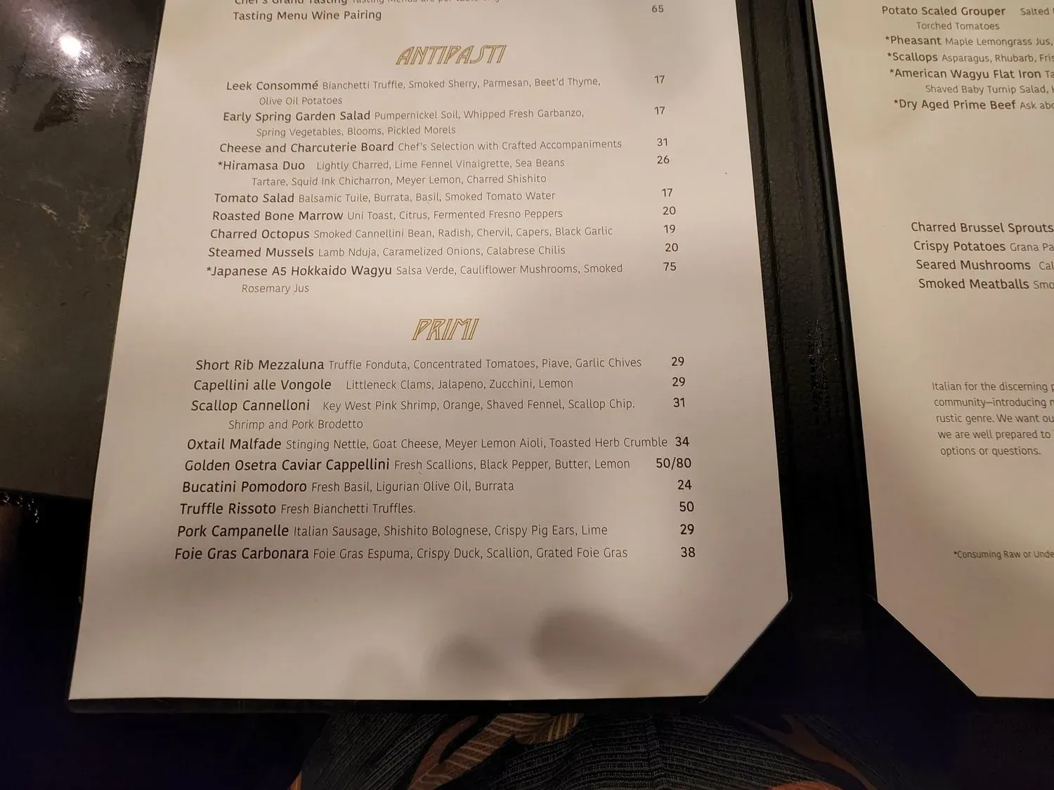 Menu 4