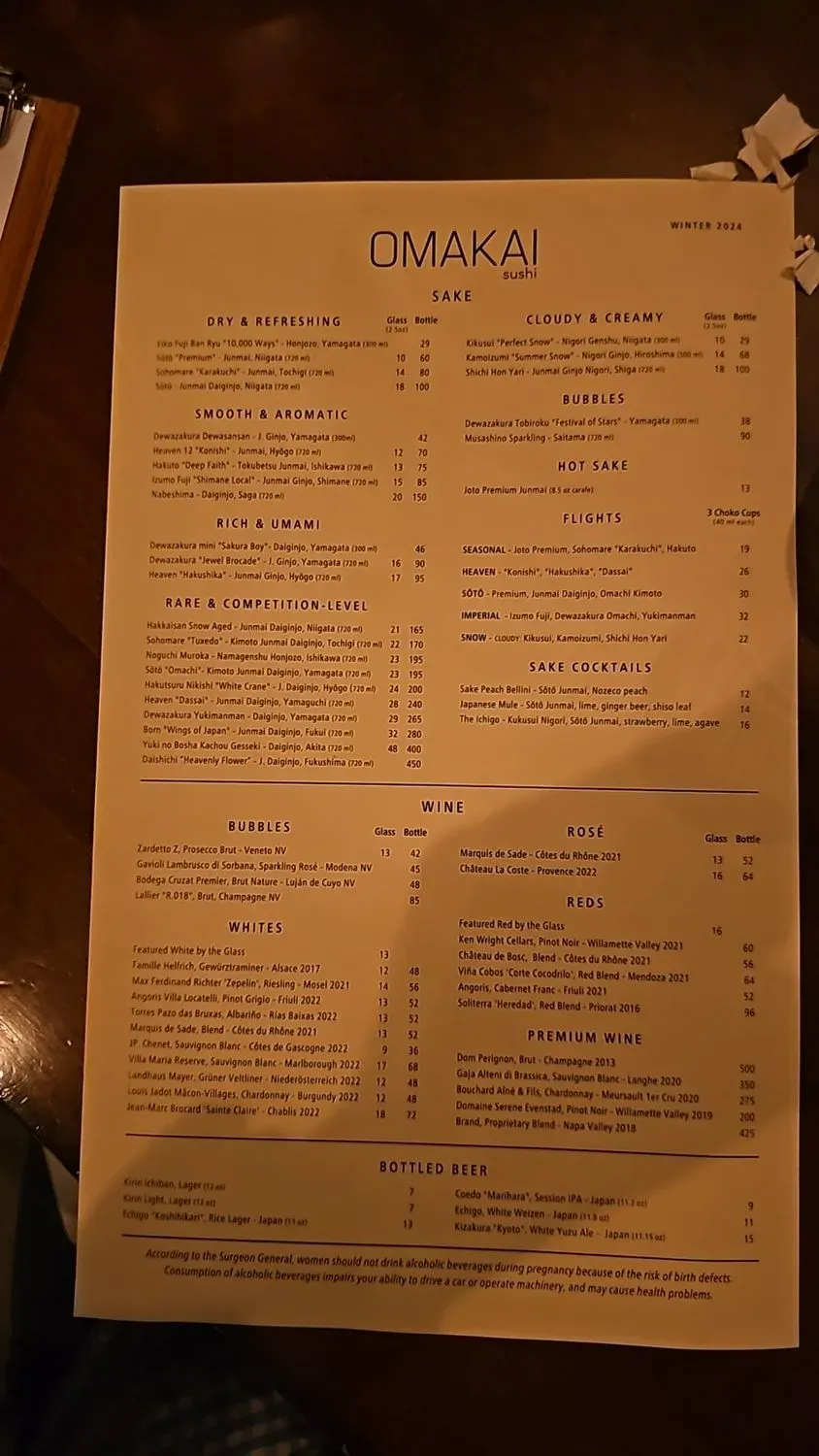 Menu 5