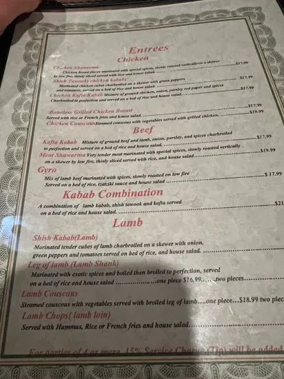 Menu 4