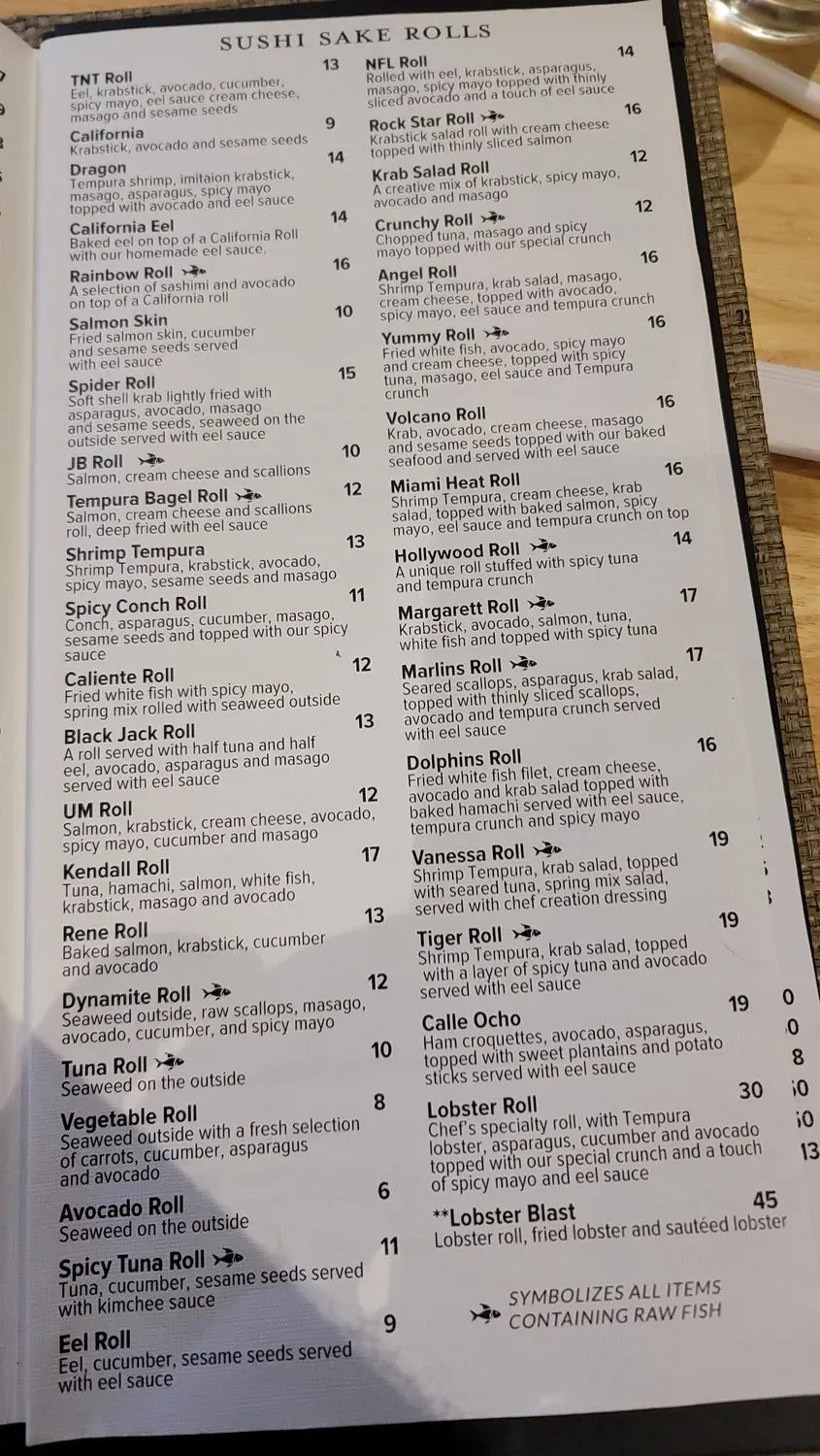 Menu 6