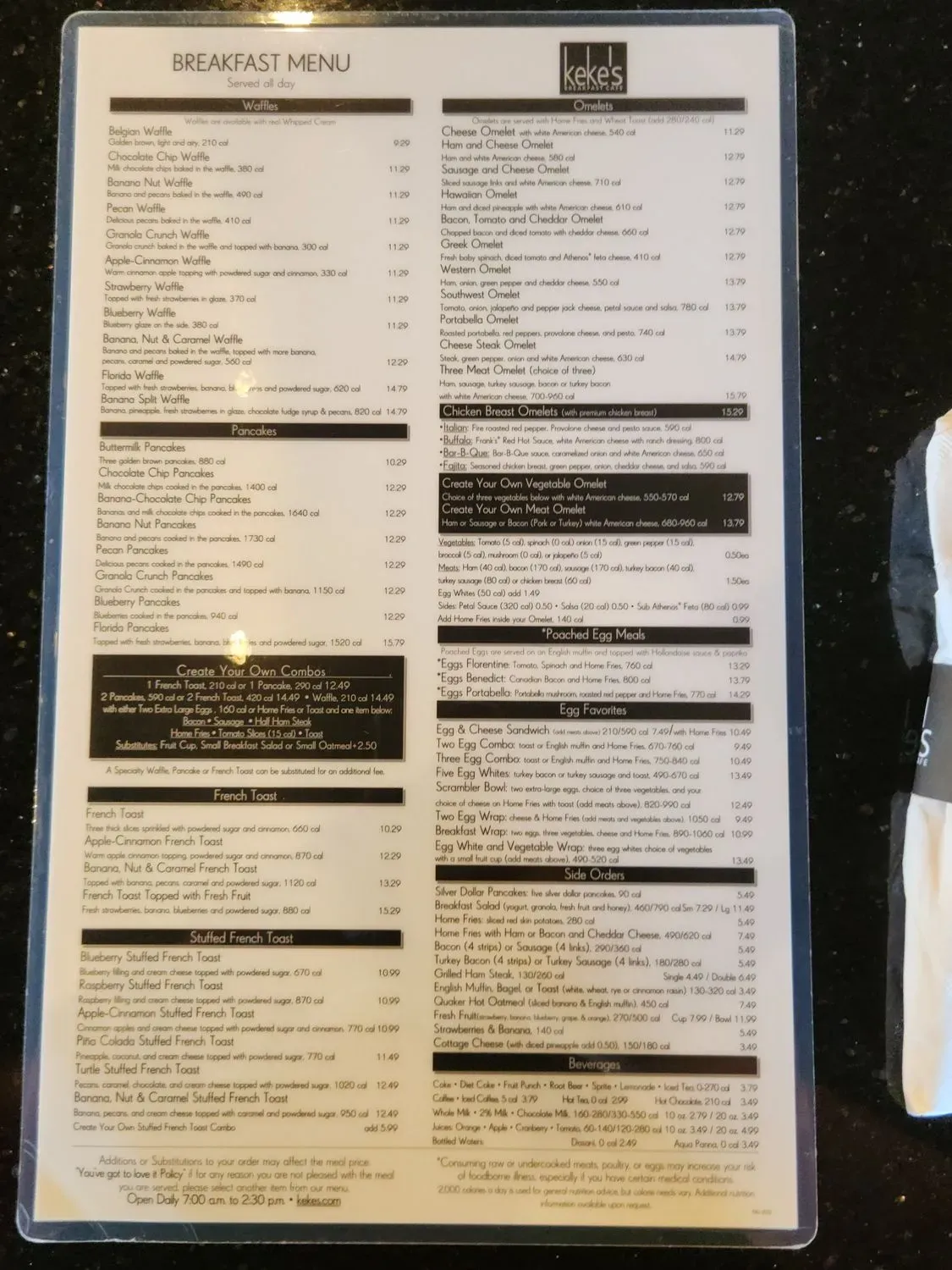 Menu 6