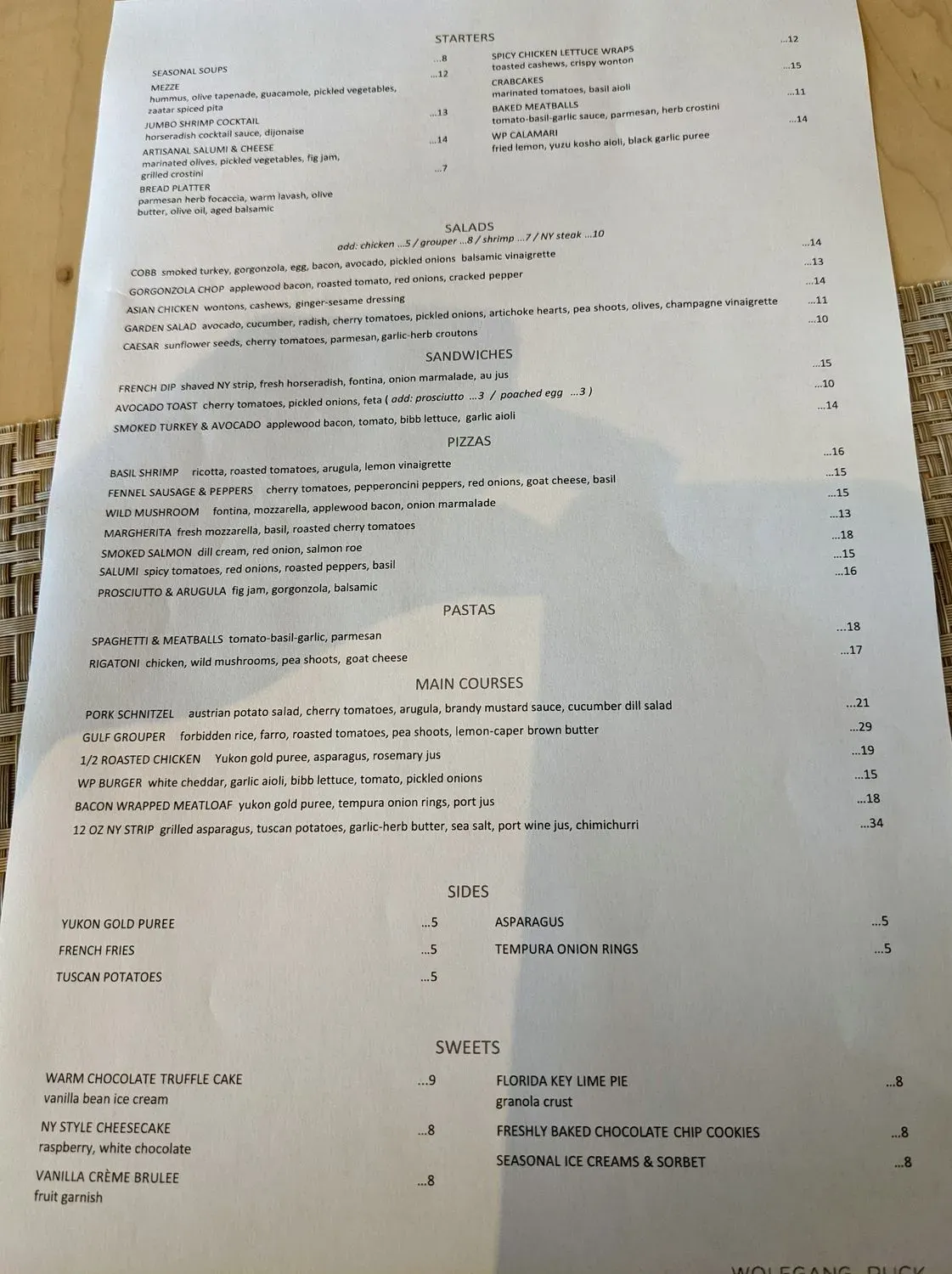 Menu 6