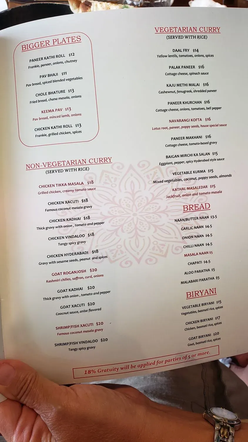 Menu 3