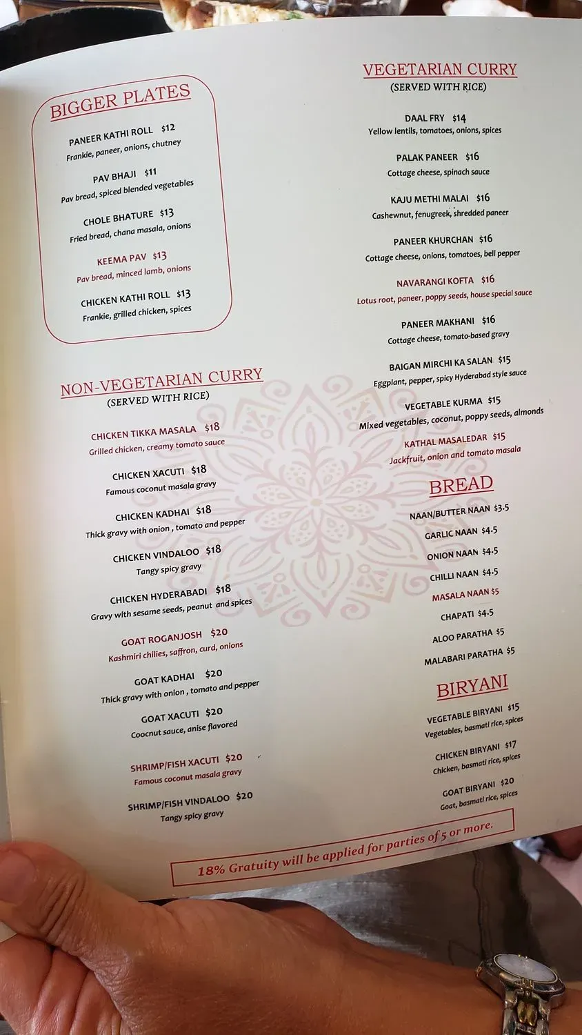 Menu 4