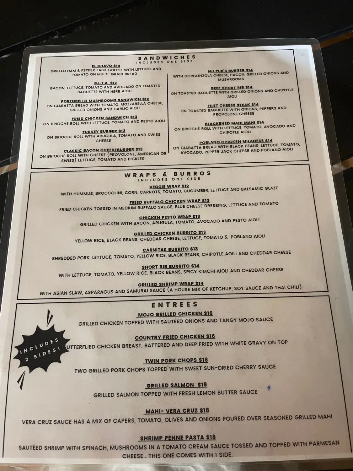 Menu 3