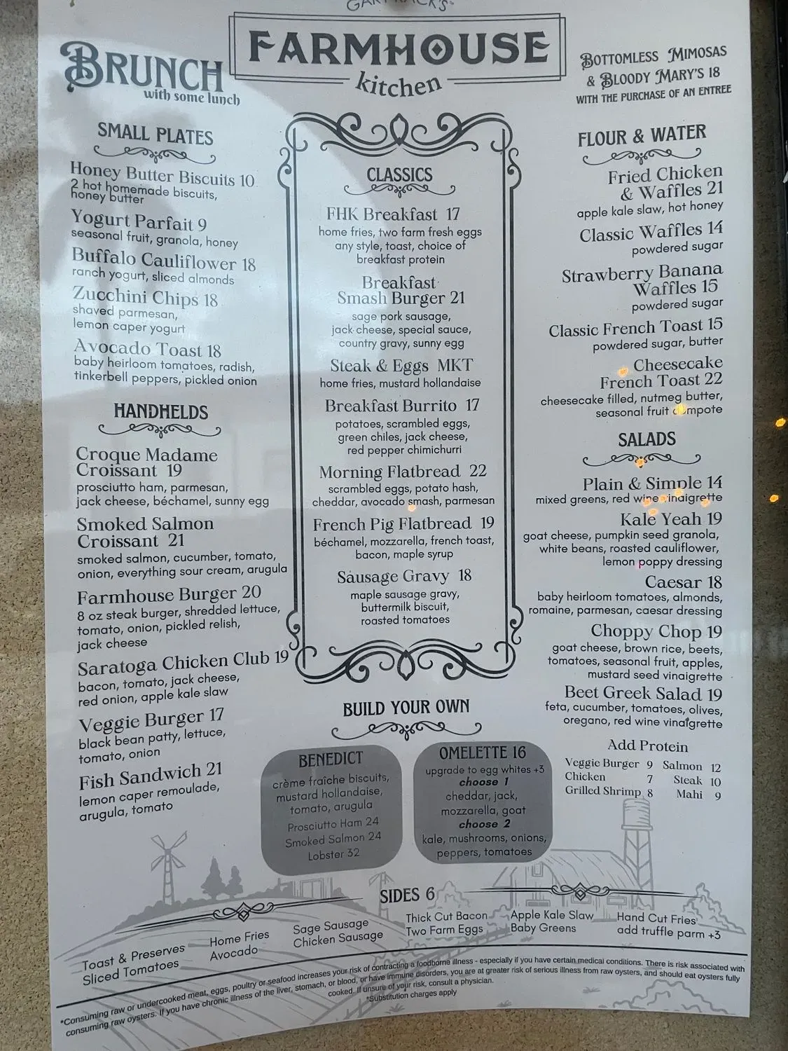 Gary Rack's Farmhouse Kitchen - Boca Raton Menu - Updated November 2025